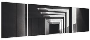 Obraz - Čtvercový tunel (170x50 cm)