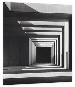 Obraz - Čtvercový tunel (30x30 cm)