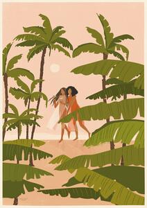 Ilustrace Tropical Paradise, Andi Bell Art