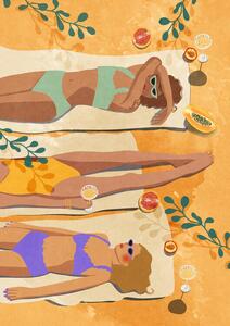 Ilustrace Summer Girls, Raissa Oltmanns