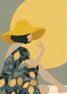 Ilustrace Lemon n the Sun, Katarzyna Gąsiorowska