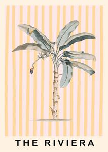 Ilustrace Pink and Yellow Palm Tree, Grace Digital Art Co