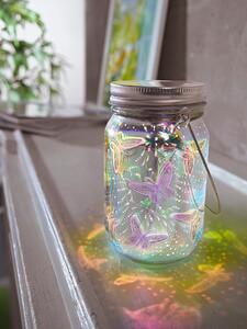 LED dekorativní sklo - Motýli