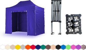 Nůžkový párty stan 2x3 m TENTino SMALL HEXAGON Barva: 8A - MODRÁ