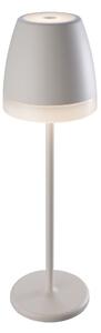 Mantra 7116 K3, venkovní bílá stolní nabíjecí lampa LED 2W 3000K, výška 38cm, IP54