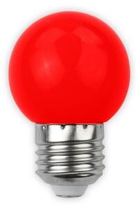 Barevná LED žárovka E27 1W 30lm červená