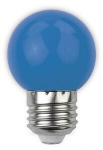 Barevná LED žárovka E27 1W 30lm modrá