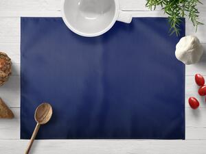 Biante Saténové prostírání na stůl polyesterový Satén LUX-L039 Námořnická modrá 30x40 cm
