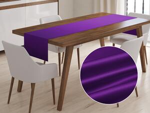 Biante Saténový běhoun na stůl polyesterový Satén LUX-L044 Zářivě fialový 45x120 cm