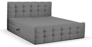 Postel CAMILA LUX 140x200 cm Modrá