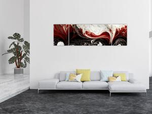 Obraz - Mramorovaná abstrakce (170x50 cm)