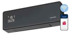 Concept QH4100 - Elektrické topení 1000/2000W Wi-Fi IP22 šedá + dálkové ovládání