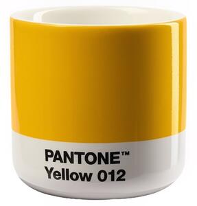 Žlutý porcelánový hrnek Pantone Yellow 012 100 ml