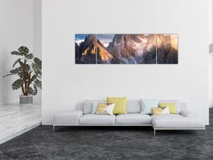 Obraz - Horské panorama (170x50 cm)