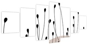Obraz - Grafická louka N⁰1 (210x100 cm)