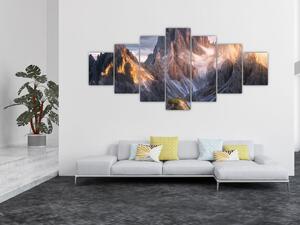 Obraz - Horské panorama (210x100 cm)
