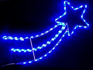 Vánoční LED dekorace, kometa, 70cm, různé barvy na výběr Barva: Modrá