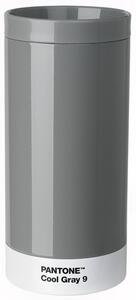 Šedý kovový termohrnek Pantone Cool Gray 9 430 ml