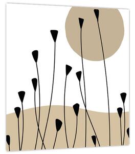 Obraz - Grafická louka N⁰2 (30x30 cm)