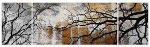 Obraz - Siluety stromů (170x50 cm)