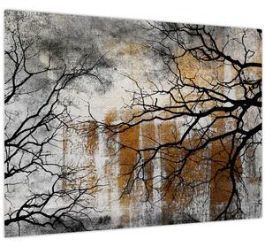 Obraz - Siluety stromů (70x50 cm)