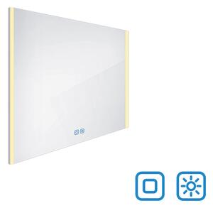 Nimco zrcadlo do koupelny s LED osvětlením 80 x 70, stmívač ZP 11003VX