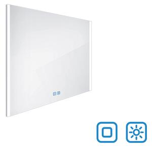 Nimco zrcadlo do koupelny s LED osvětlením 80 x 70, stmívač ZP 11003VX