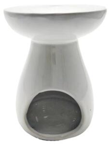 Keramická aromalampa, 11,5cm, různé barvy na výběr Barva: Bílá