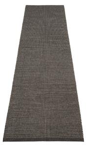 Antracitový vnitřní a venkovní běhoun 70x300 cm Emm Black Linen – Pappelina