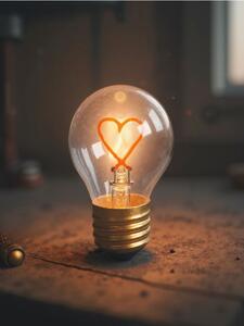 Sinsay - Dekorativní LED lampa ve tvaru Edisonovy žárovky - růžová