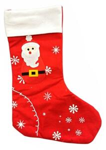 Vánoční dekorace na ponožky, 45x29cm Motiv: Santa Claus