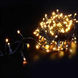 Vnitřní vánoční LED řetěz na baterie - teplá bílá, 2m, 20 LED