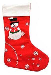 Vánoční dekorace na ponožky, 45x29cm Motiv: Sněhulák