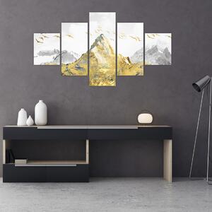Obraz - Zlatá hora (125x70 cm)