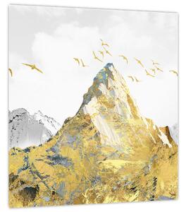 Obraz - Zlatá hora (30x30 cm)