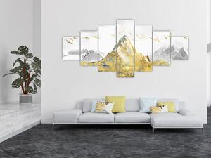 Obraz - Zlatá hora (210x100 cm)