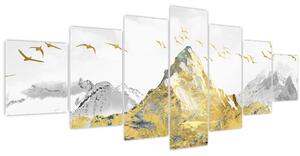 Obraz - Zlatá hora (210x100 cm)