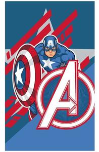 Dětský ručník Avengers - Kapitán Amerika - 100% bavlna - 30 x 50 cm