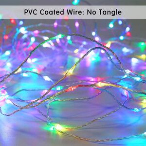 Vánoční LED mikro řetěz, ovládání světel pomocí chytrého telefonu, 10m, 100 LED