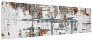 Obraz - Abstraktní tahy (170x50 cm)