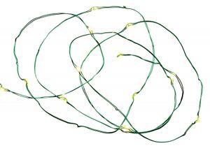 Světelný řetěz Knirke 3,9 m zelený Sirius