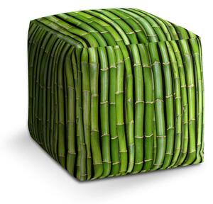Sablio Taburet Cube Bambus - 40x40x40 cm