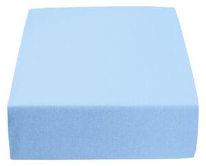 Prostěradlo Froté Classic s gumkou – světle modré 180 x 80