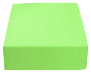 Prostěradlo Froté Classic s gumkou zelené – 180 x 80 cm