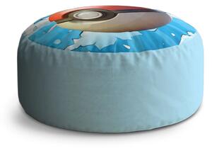 Sablio Taburet Circle Pokemon ball Obloha: 38x48 cm