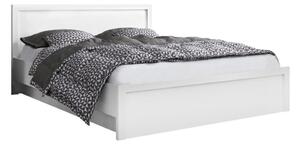 Manželská postel 140 cm Jess new (s úložným prostorem) (bílá)