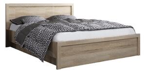 Manželská postel 160 cm Jess new (s úložným prostorem) (dub sonoma)