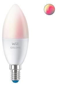 WiZ LED žárovka E14 C37 4,9W 470lm 2200-6500K RGB IP20, stmívatelná