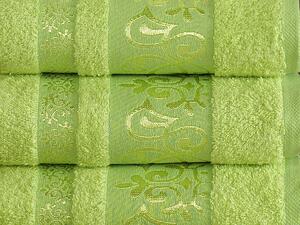 XPOSE® Bambusový ručník CATANIA - limetkový 50x90 cm
