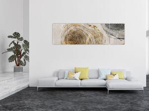 Obraz - Abstrakce kmenů (170x50 cm)